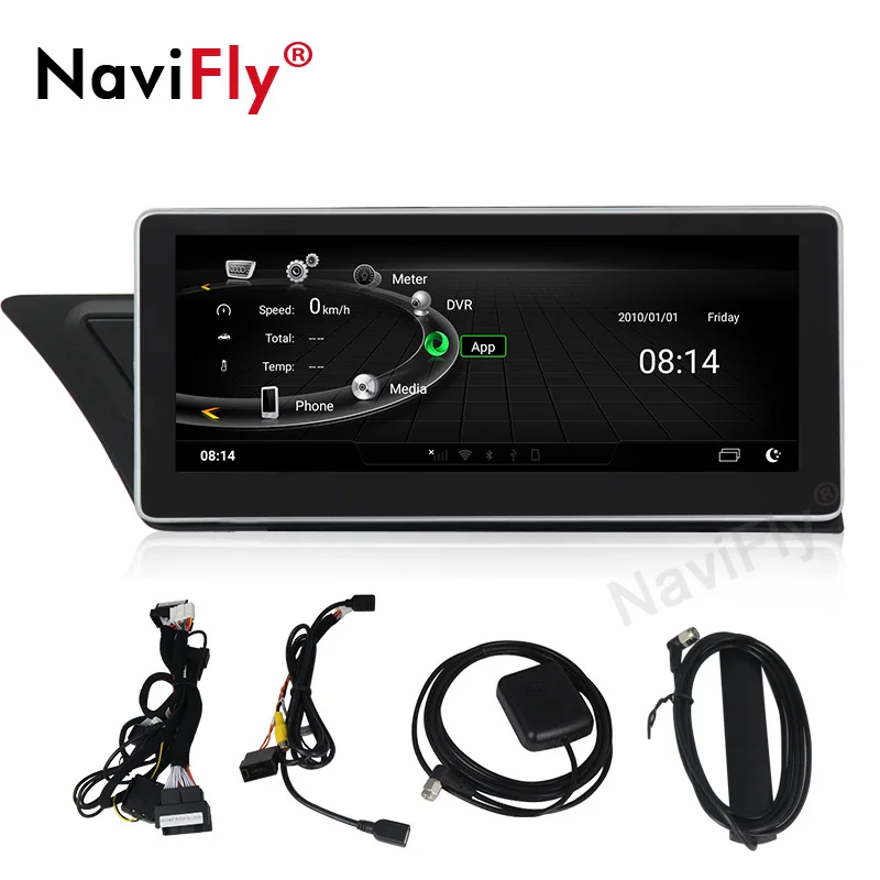 NaviFly Android система автомобиля радио мультимедиа палер для Audi A4 A5 2009- с 3G ram 32G rom wifi 4G BT