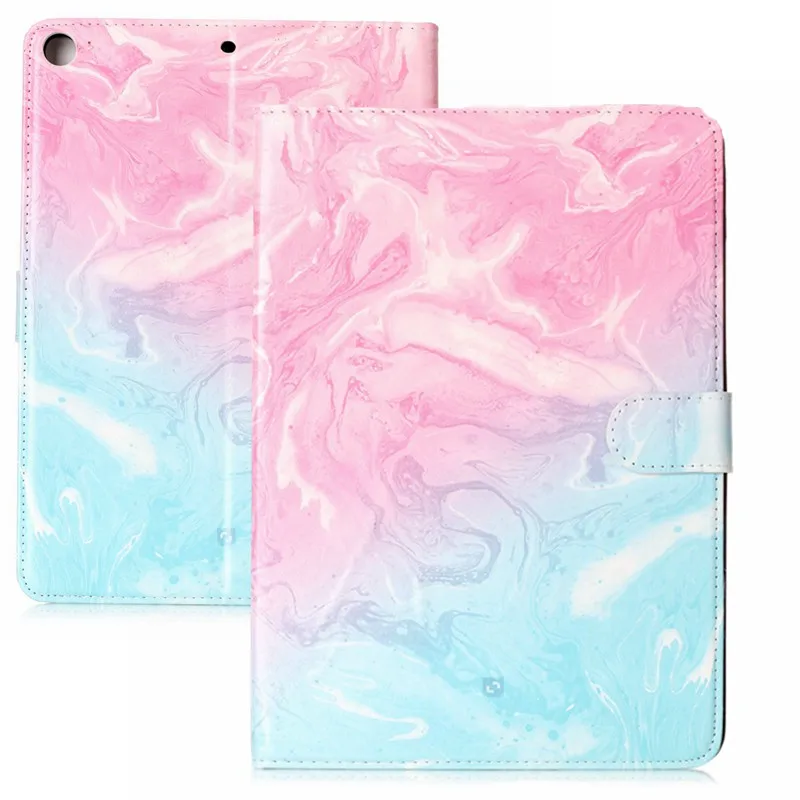 Мрамор цветок кошелек держатель Искусственная кожа proctect Телефон чехол для Ipad 3 4.