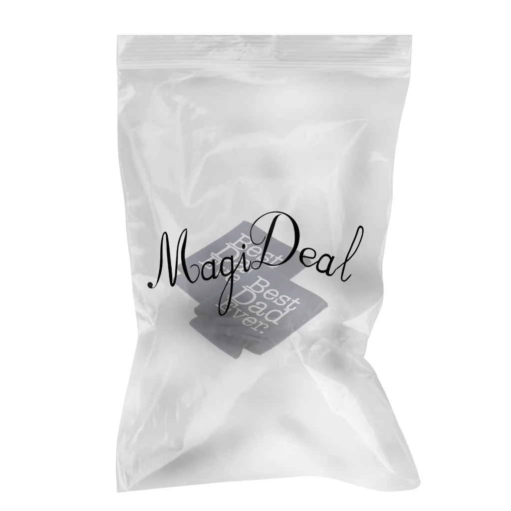 MagiDeal 2 шт Забавный лучший папа когда либо пивной держатель кулер неопреновый