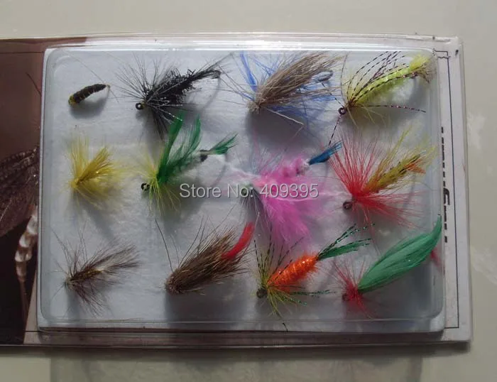 

36pcs Fly fishing lure with fishing tackle box good quality Free shipping