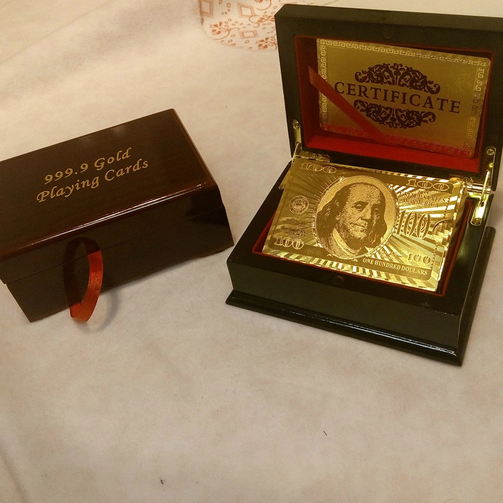 Упаковка Покер Коробка игральных карт вечерние футляр для хранения деревянный