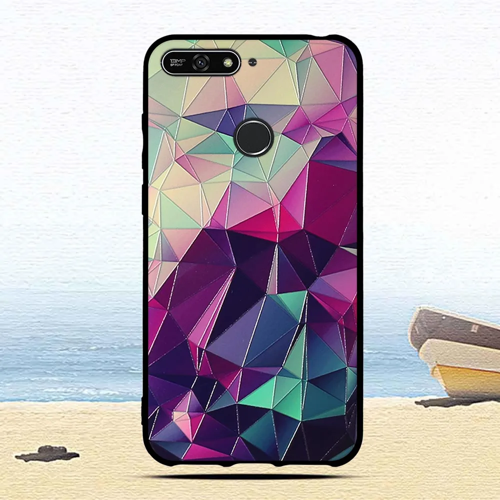 Мягкий силиконовый чехол из ТПУ для huawei Honor 7A/Honor 7A Pro/Y6 /Y6 Prime /Enjoy 8e, Симпатичные чехлы с героями мультфильмов - Цвет: 7
