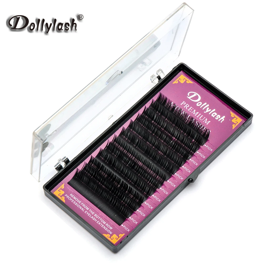 Индивидуальное наращивания ресниц Dollylash Натуральные Искусственные ресницы для