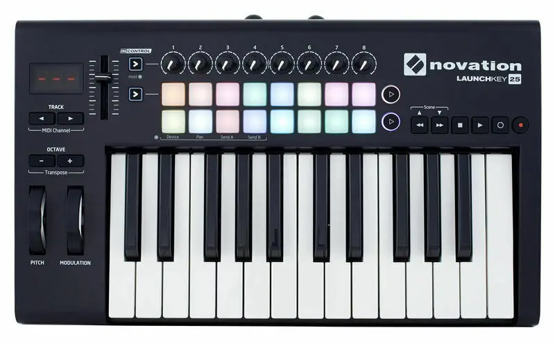Novation Launchkey 25 MKII USB Midi контроллер клавиатуры 25 клавиш 25 note контроллер клавиатуры для производства электронной музыки в DJ