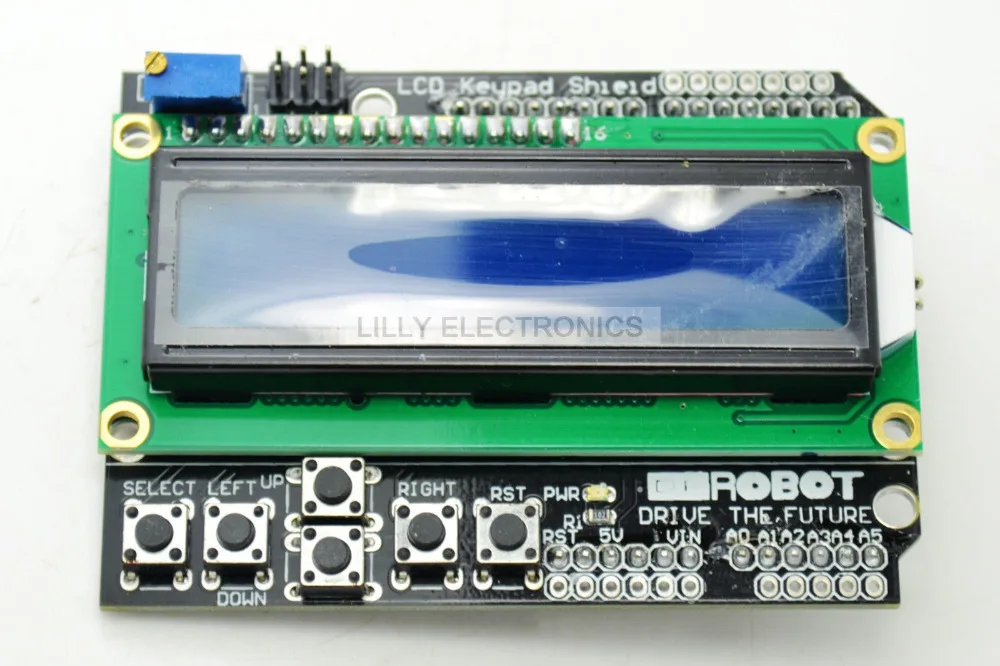 ЖК экран с 1602 символами клавиатурой|shield|shield lcd |
