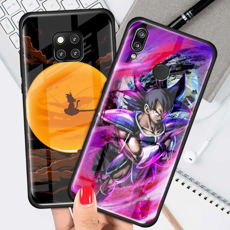 Чехол из закаленного стекла Dragon Ball для huawei P30 Pro P10 P20 P30 Lite mate 10 20 Pro Honor 20 Pro 8X