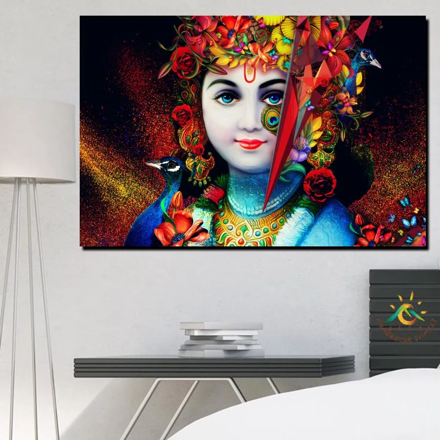 Tradition Lord Modern Wall Art Print Pop Picture And Poster Solid Wood Hanging Scroll Canvas Painting Home Decor | Дом и сад