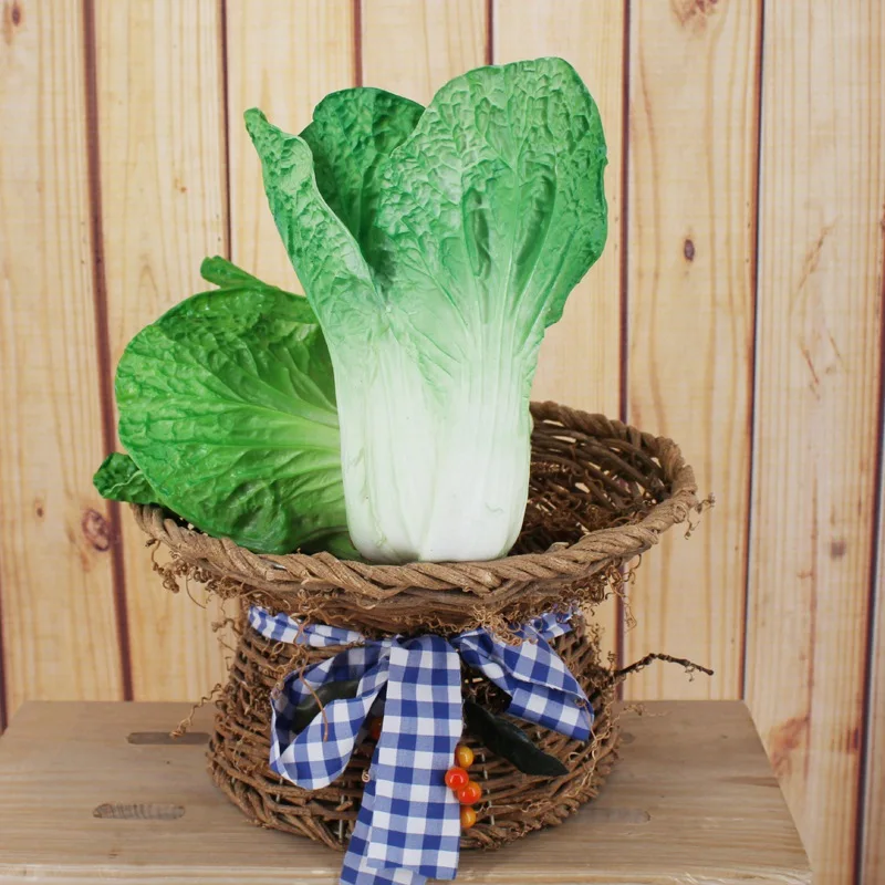 S003 cabbage 3 Искусственные овощи пластиковые поддельные овощи еда стрельба реквизит домашний магазин украшения для ресторана детские развивающие игрушки - Цвет: S003 cabbage 3