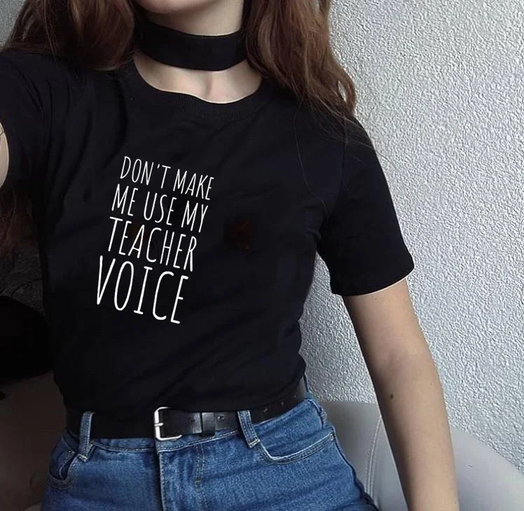 Женская летняя футболка с надписью Do't Make Me|Футболки| |