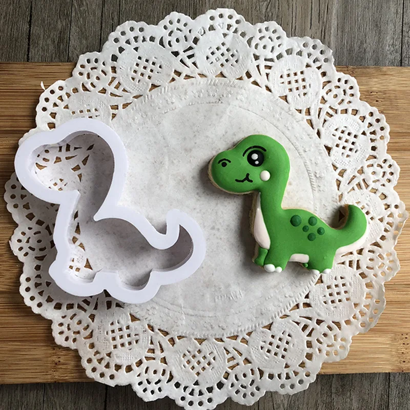 Omilut 8 шт. DIY формочка динозавр креативный выпечки вечерние Fondant (сахарная) торт