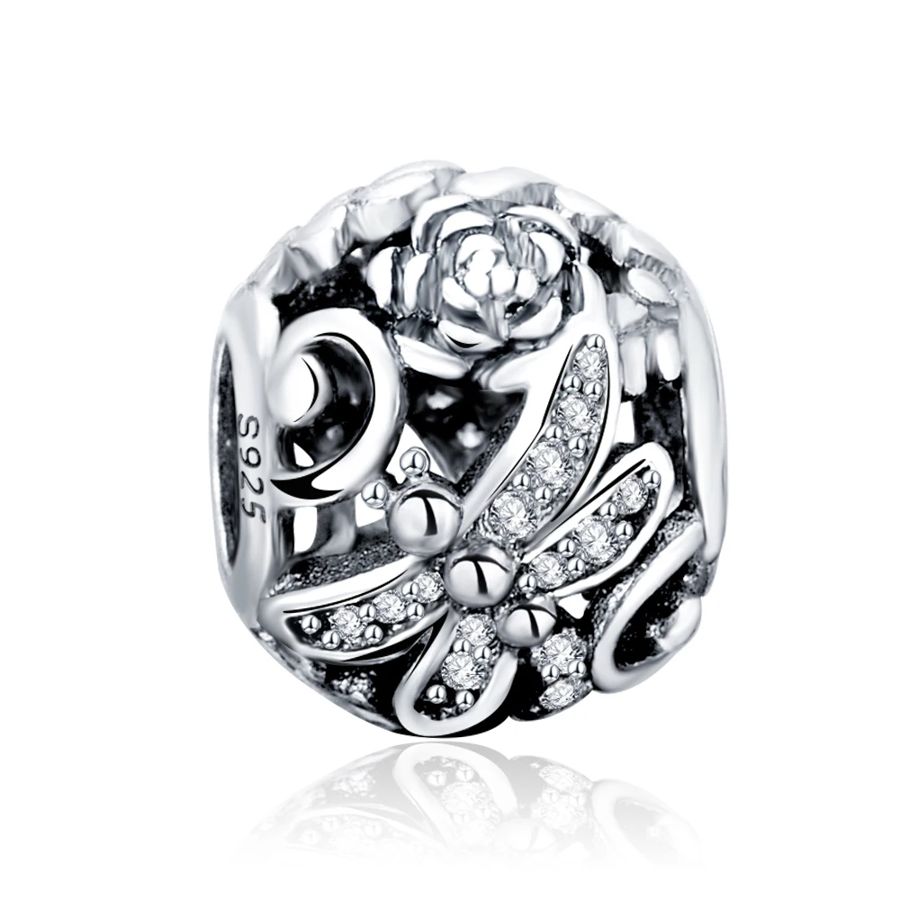 Дропшиппинг сверкающие бусины Амулеты с прозрачными фианитами подходят