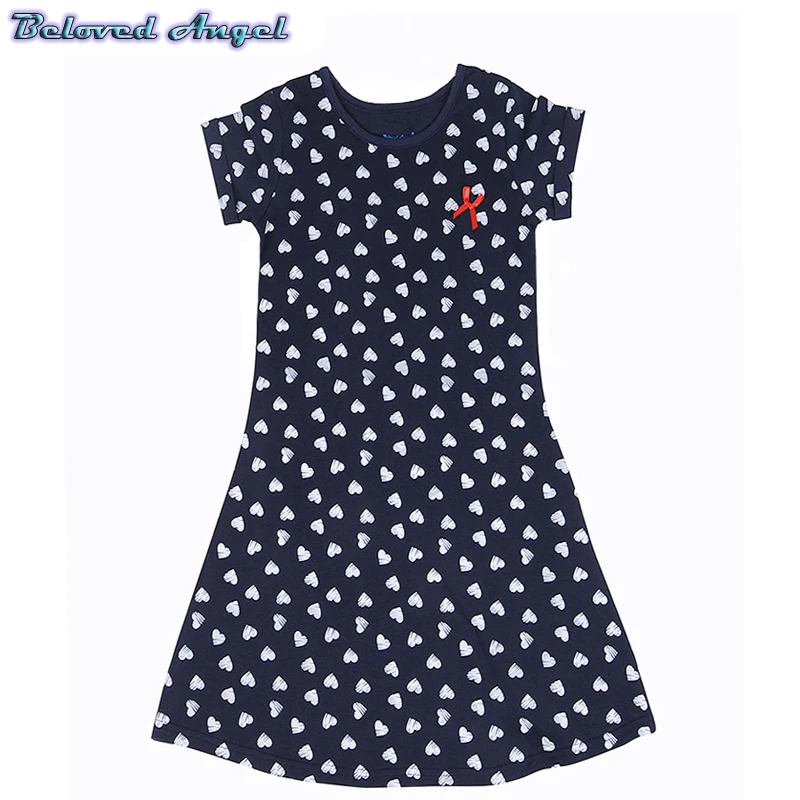 Beloved Ange Girl Dress Summer 1-13 Years Baby Girls Dresses Casual Vestidos For Party Wear Children Clothes Birthday Clothing | Детская