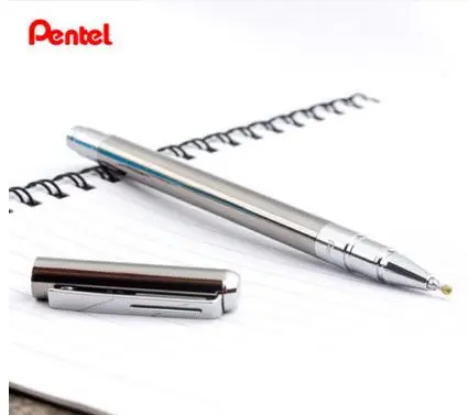 Гелевая ручка pentel бизнес-ручка BL625 металлическая перьевая | Канцтовары для офиса