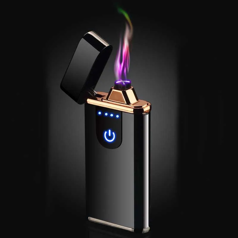 Двойной дуги USB Электронная сигарета зажигалка плазменная платной ветрозащитный