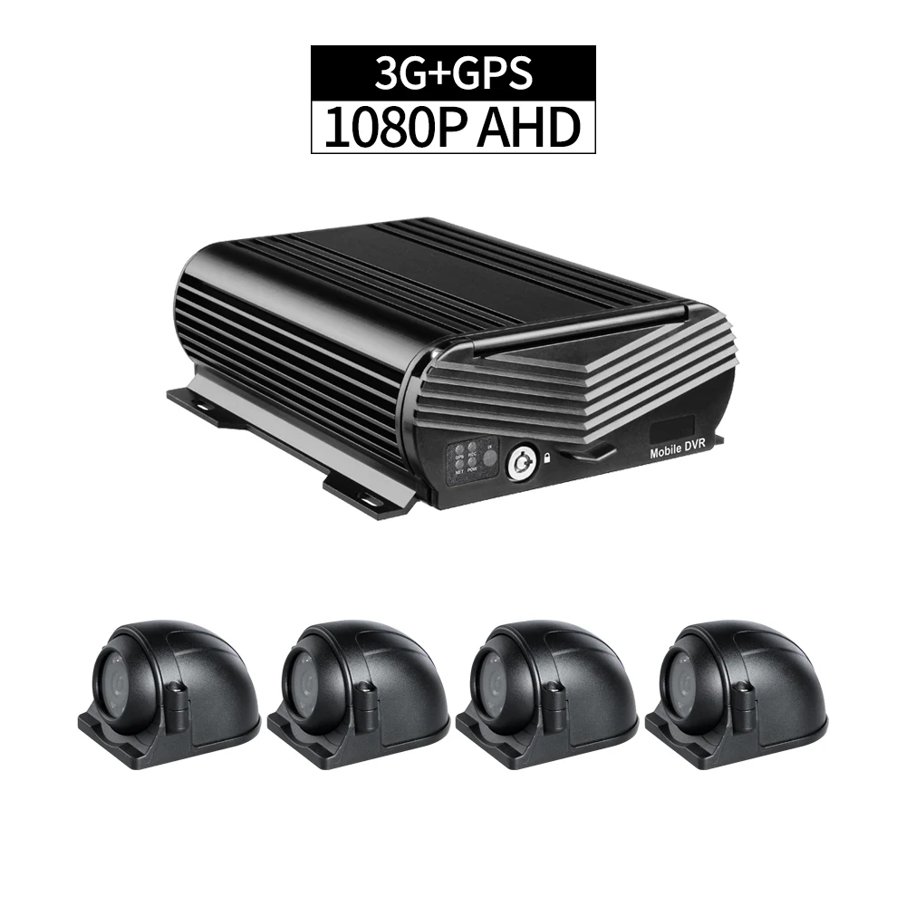 4CH D1 HDD автомобильный мобильный видеорегистратор с 3G GPS функция поддержки 4 шт.