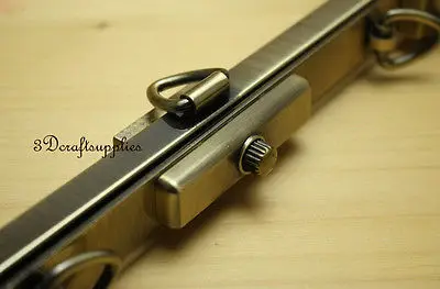 Металлическая рамка для кошелька клей на застежке зажим антибронзовый 9 дюймов X 5