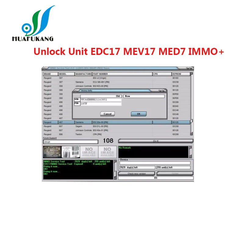 Программируемое программное обеспечение разблокировочный блок EDC17 MEV17 MED7 IMMO +