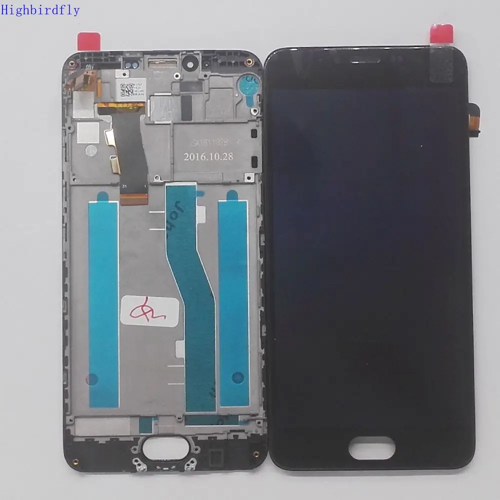 ЖК экран с дигитайзером на рамке для Meizu M5 M611H M611D M611Y M611A ремонт сломанного