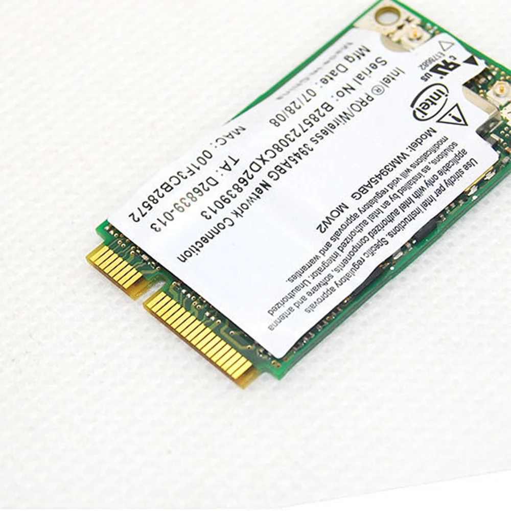 Новый беспроводной ноутбук Intel 3945ABG WM3945ABG мини адаптер для сетевой локальной сети