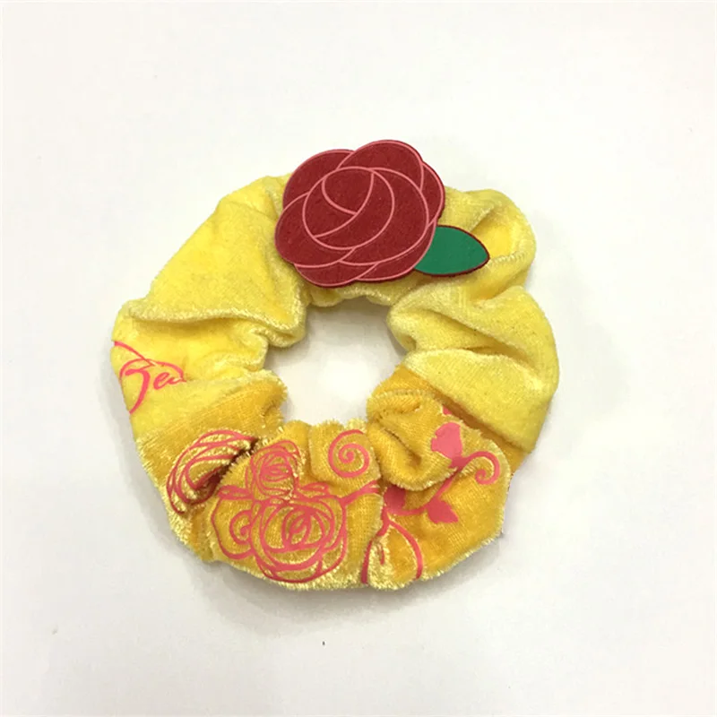Sofia Cinderella Rapunzel Snow White Baby Kids Children Hair Scrunchy Princess Accessories Rubber Bands Rope Ring | Детская одежда и