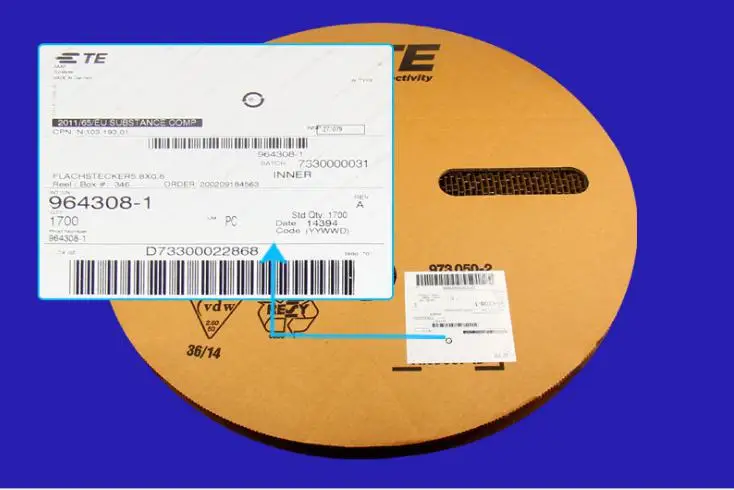 

964308-1 terminals TE terminals AMP connectors terminals 100% new and original parts