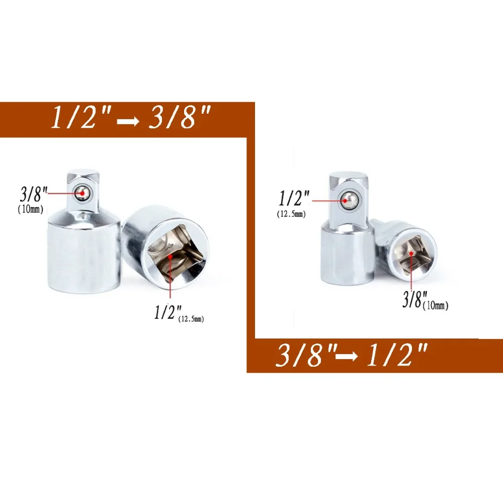 1/4 3/8 1/2 Drive Socket Adapter Converter Reducer Air Impact Craftsman Wrench Hand Tools Set AD1039 | Инструменты