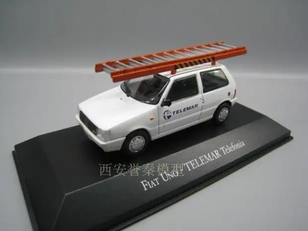I XO 1:43 fiat uno telemar telefonia сплав модель автомобиля литье под давлением металлические игрушки подарок на день рождения для мальчика