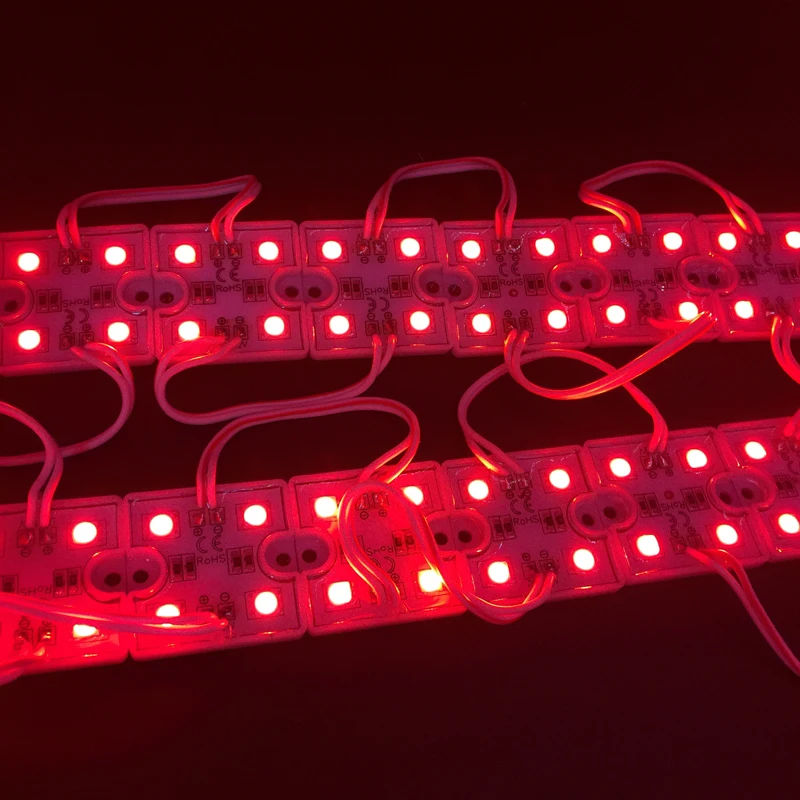 100 шт. DC 12V 5050 SMD 4 Светодиодный модуль Водонепроницаемый IP65 декоративный