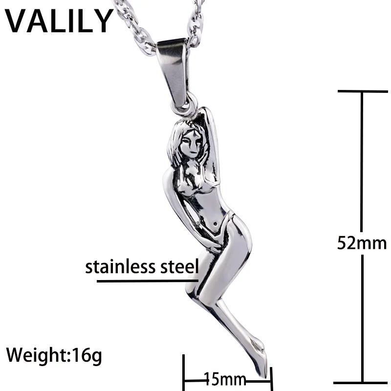 Женское Ожерелье с кулоном Valily ожерелье из нержавеющей стали золотистого цвета