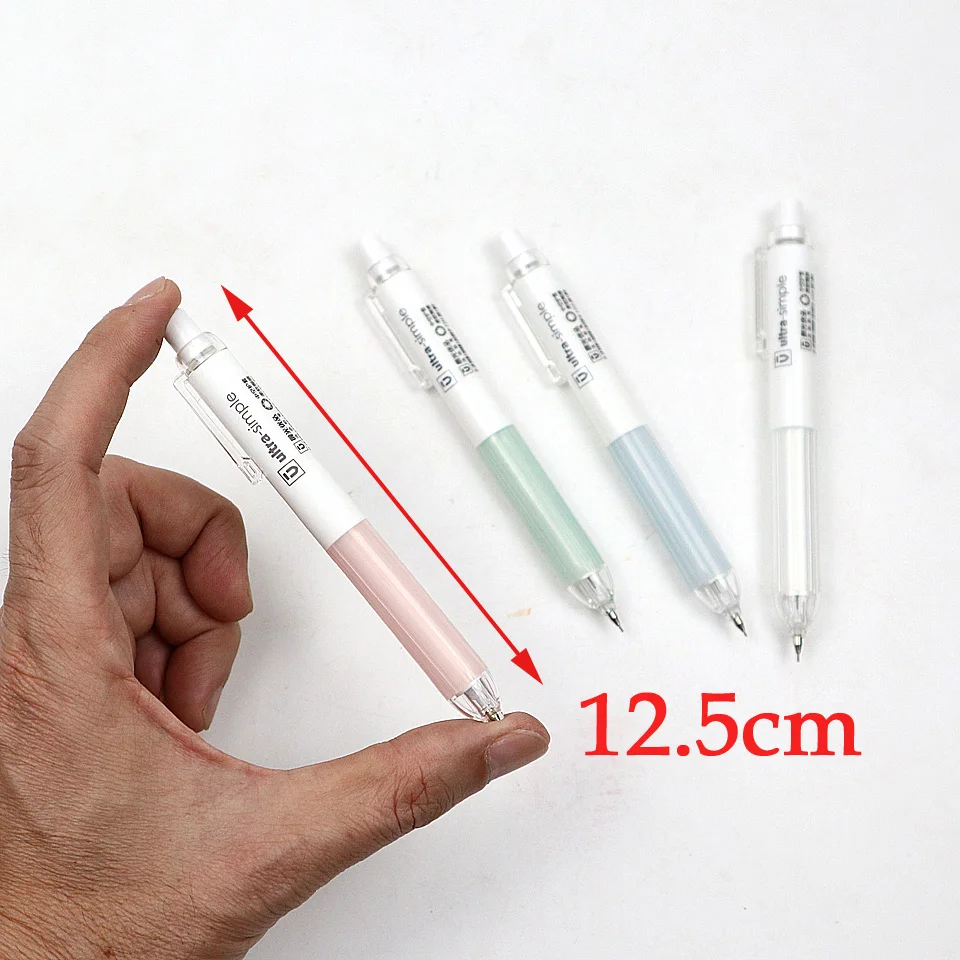 

High Quality Cute Mechanical Pencil 0.5-0.7mm Plastic Drafting Automatic Pencil For Kid School Supplies Send 2 Pencil Refill