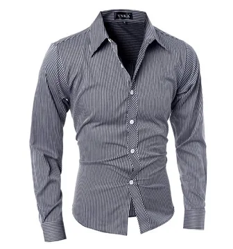 

2017 590840 men's casual shirts men designer button down for mens dress shirt french cuff long sleeve plaid real madred jersey 4