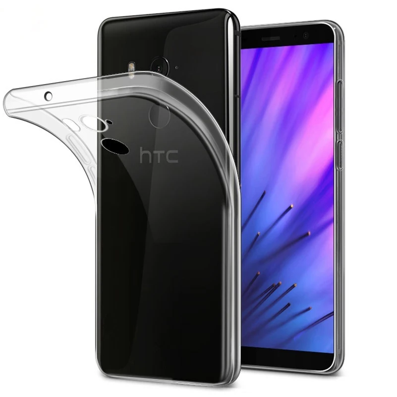 For HTC U11+ U11 Plus Clear Soft Silicone TPU Case Crystal Slim Anti Slip Back Protector Cover for htc Life EyeS |