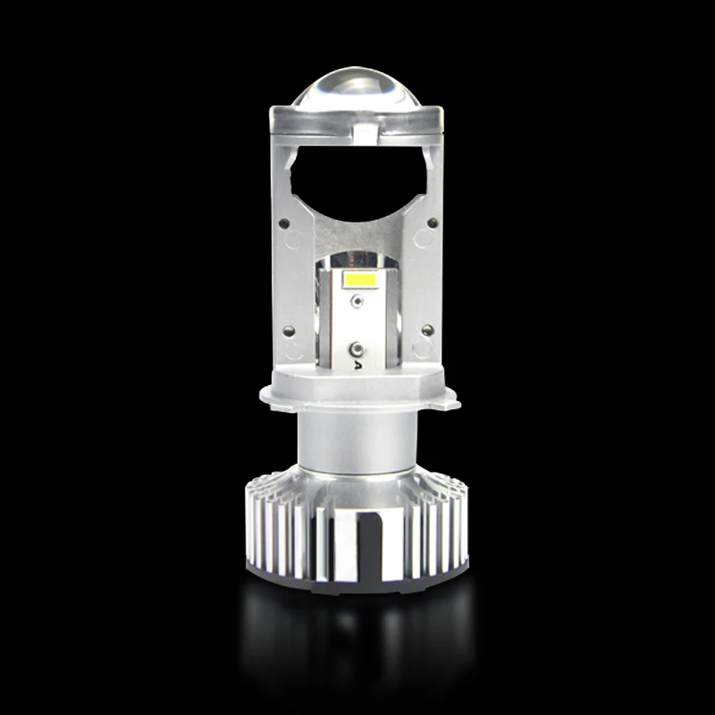 Aozoom хит продаж 2 шт. H4 LED hi lo мини проектор объектив фара для автомобиля прозрачный