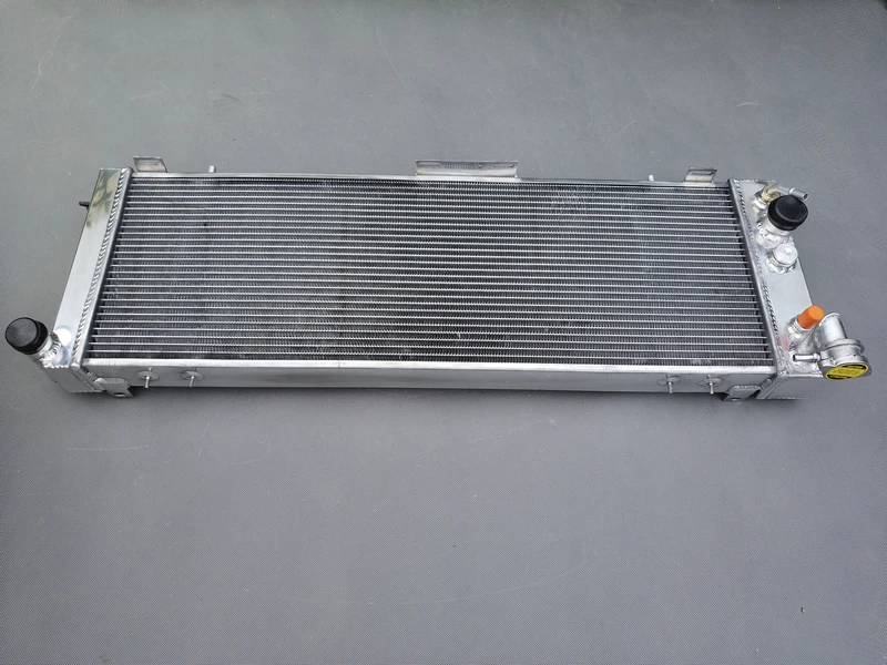 Aluminum Race Radiator For 1991-2001 Jeep Wagoneer/Cherokee XJ &amp Comanche MJ Pickup Truck 2.5L/4.0L 150Cu/242Cu AT/MT + 7&quotFans |