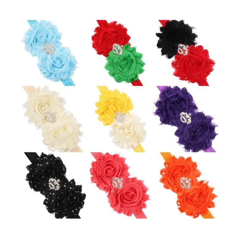 10 шт./лот детские повязки ободки резинки для маленьких девочек Hairbands