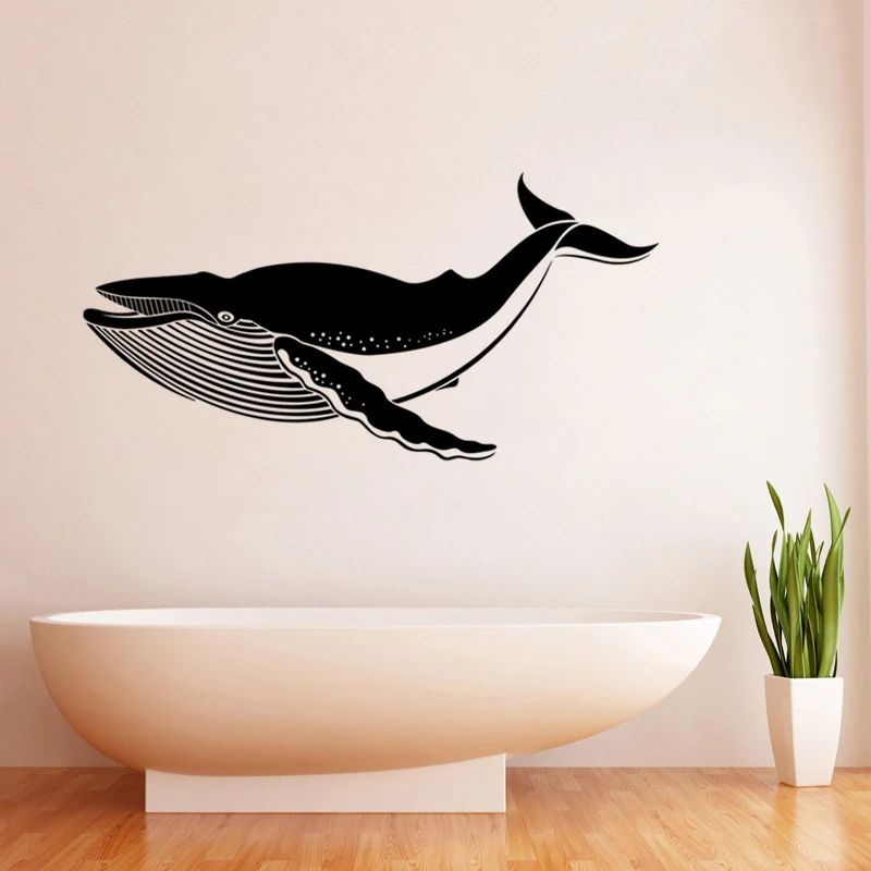 

Creative Whale Wall Sticker Children's room Art Applique Living room bedroom Home Decoration Vinyl DIY Wallpaper JG1706