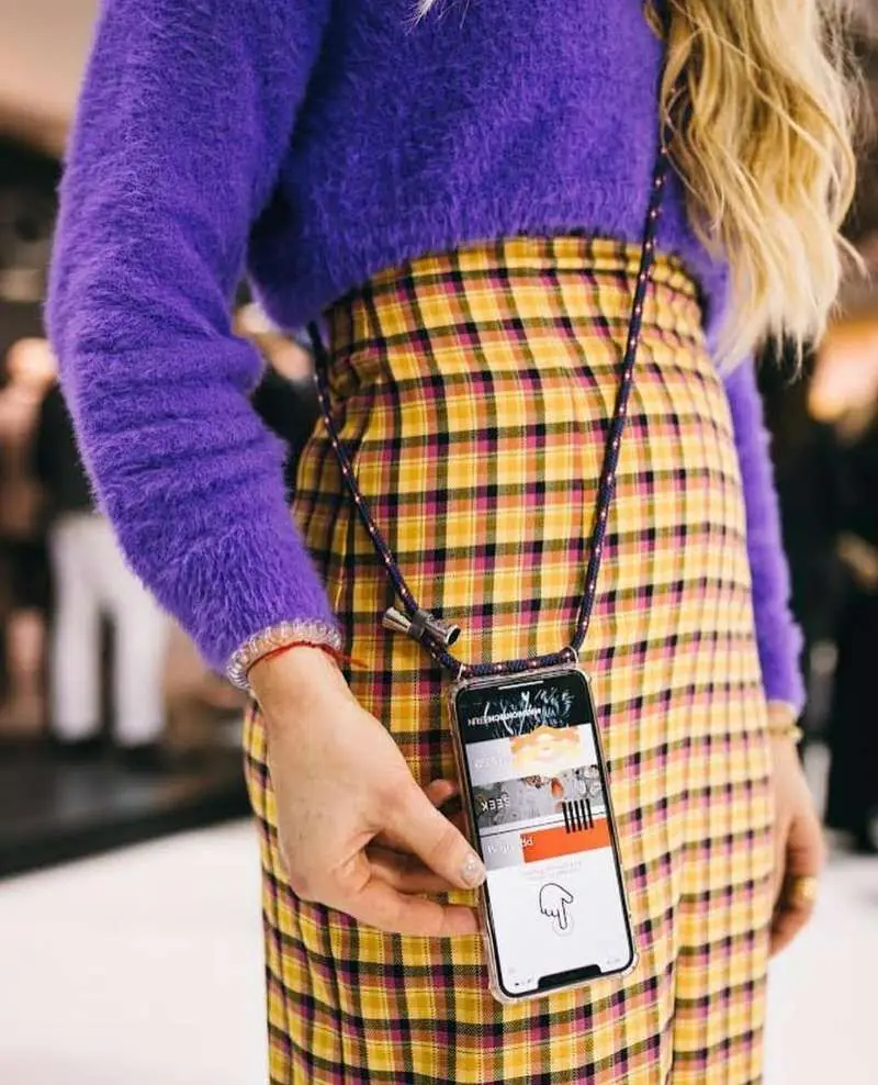 Унисекс прозрачный чехол, Кроссбоди с длинным ремешком, ожерелье для iPhone 11 PRO XS MAX XR 8 7 plus samsung Note 10 S10 S9 S8