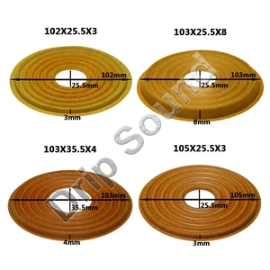 Динамик с упругой волной 2 шт., 105x25,5низкочастотный динамик с басами x мм