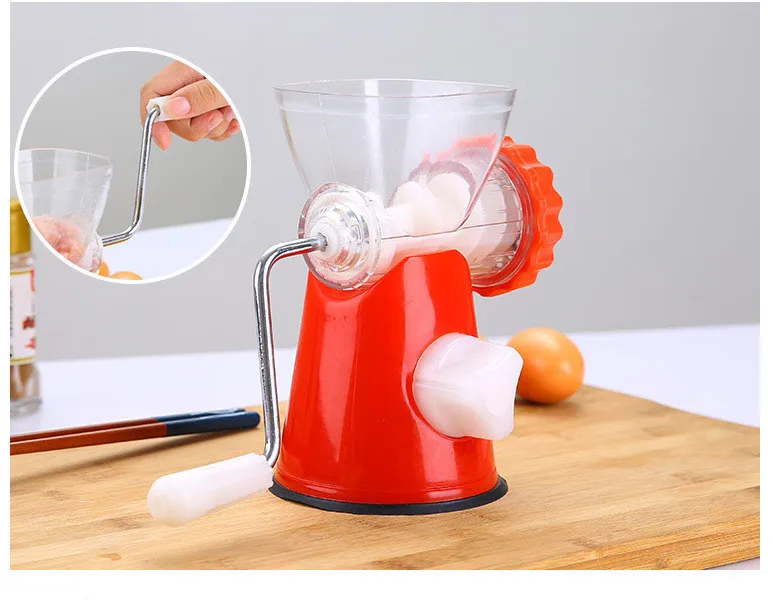 1PC Household Manual Meat Grinder Multifunction Meet Mincer Meat/Vegetable/Spice Hand-cranked House Cooking Machine OK 0483 | Дом и сад