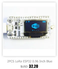 868 МГц/915 МГц LoRa ESP32 OLED Wifi SX1276 модуль IOT макетная плата с антенной для Arduino электронный Diy комплект PCB