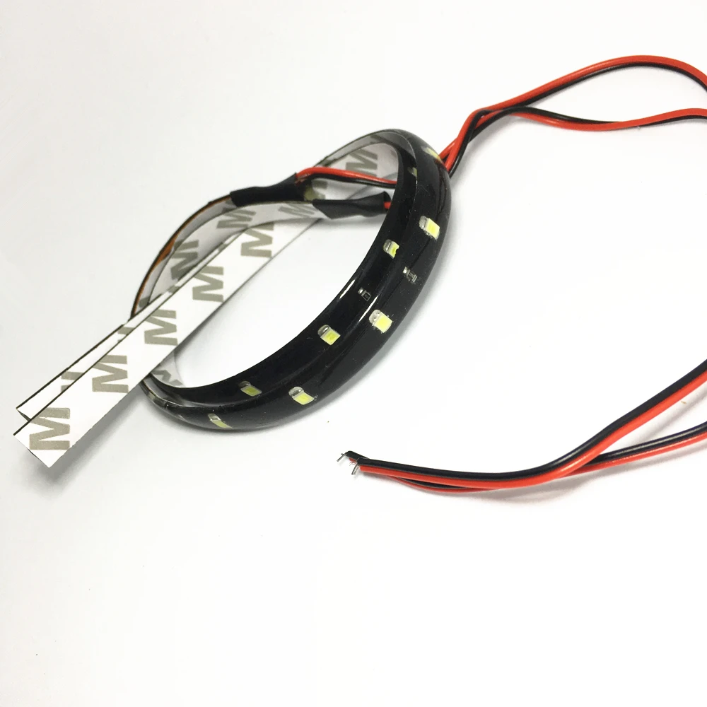 10 шт. 30 см ленты светильник тележка на колесах гибкий светодиодный 15SMD