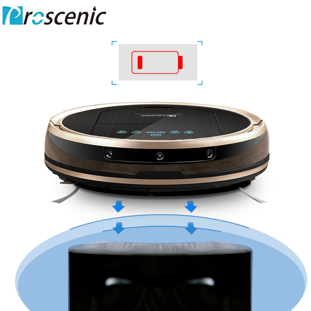 Proscenic 790T робот-пылесос Wifi подключенный домашний автоматический подметальный пылесос для уборки пыли приложение умный планируемый пылесос