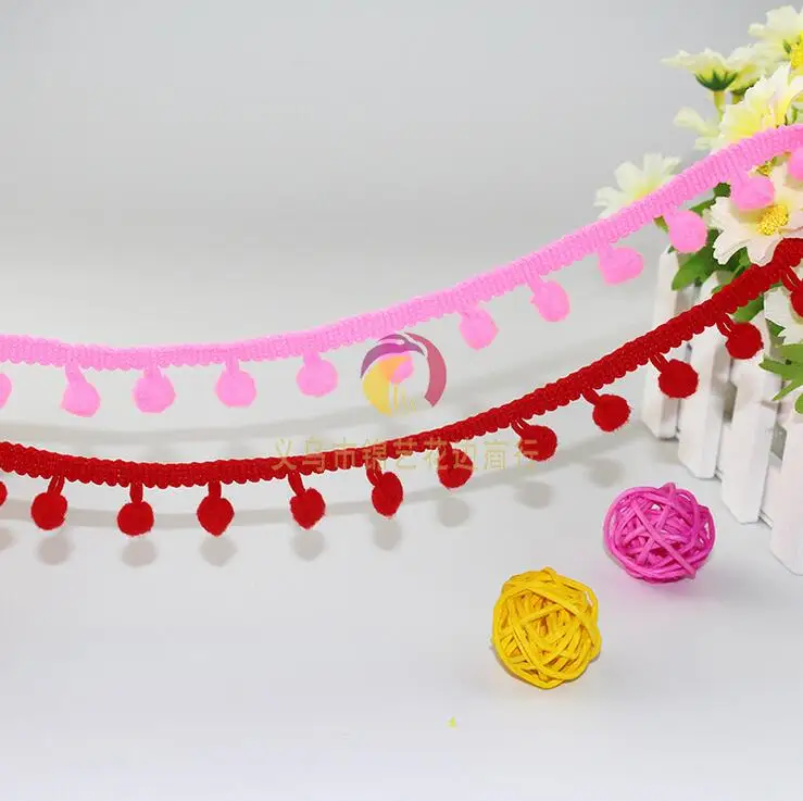 Аксессуары для шитья аксессуары с помпоном бахромой ширина 2 см|ball fringe ribbon|trim pom