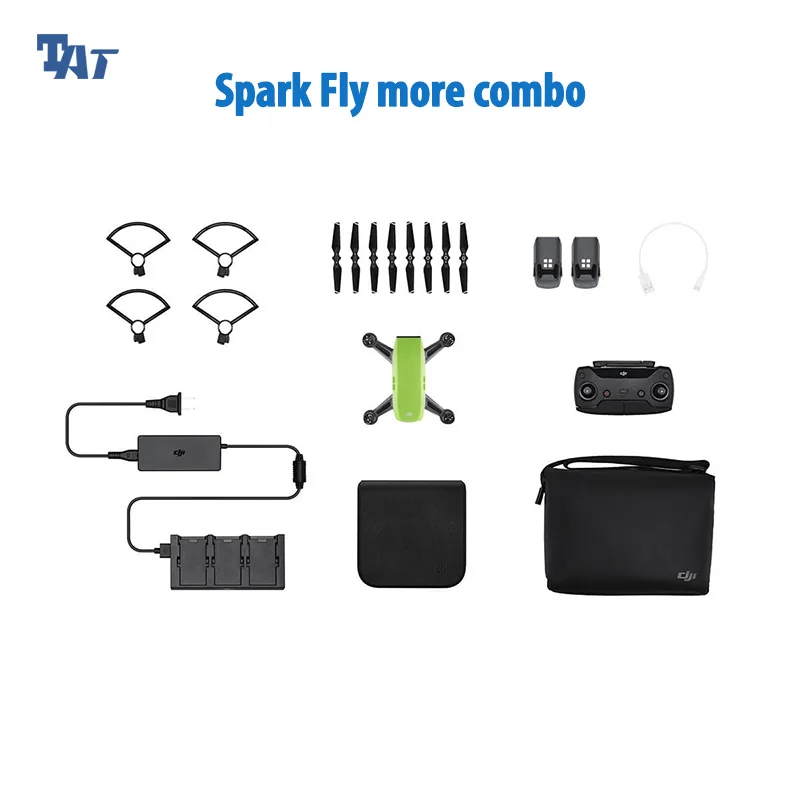 В наличии! Пять цветов DJI spark fly combo mini drone 1080p HD камера fold (16 Гб MicroSD подарок) |