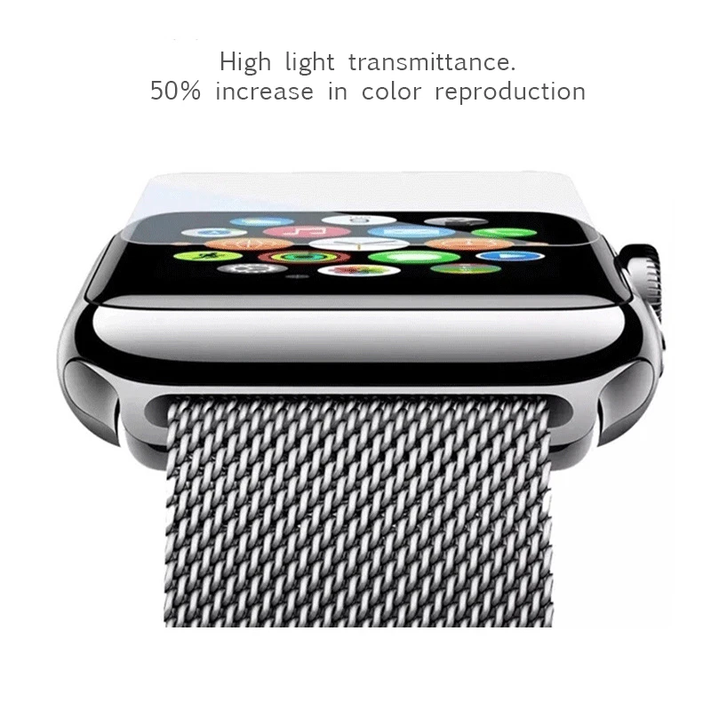 DHL 100PCSTempered стекло для наручных часов Apple Watch серии 1 2 3 4 40 мм 44 38 версия Экран