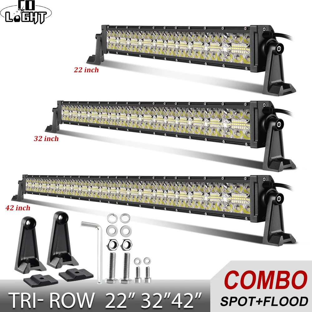 CO LIGHT 22 32 42 дюймов светодиодный рабочий свет 12 в 24 В точечный прожектор