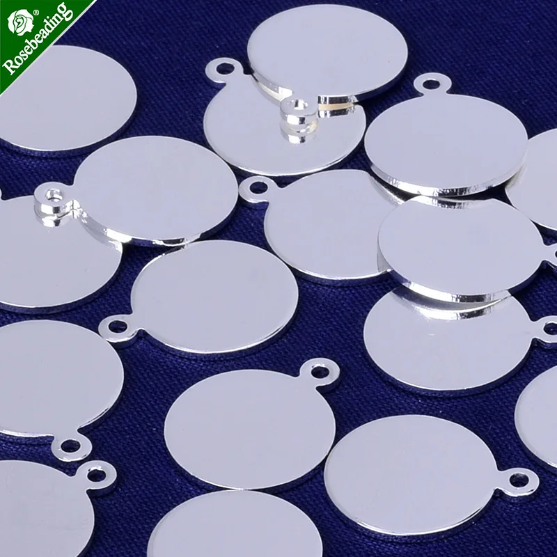 12 мм латунные круглые штампованные пустые стержни заготовки для ожерелья