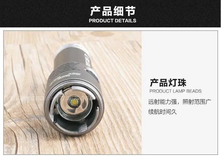Тигра Бог HS S012 CREE T6 Фокусируемый фонарь мигающая лампа 1*18650 Батарея светодиодная