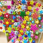 Наклейки 3D пухлые со звездами для мальчиков и девочек, Подарочные игрушки для детей, преподавательские Товары для детей, Игрушки для раннего обучения, 10 листов
