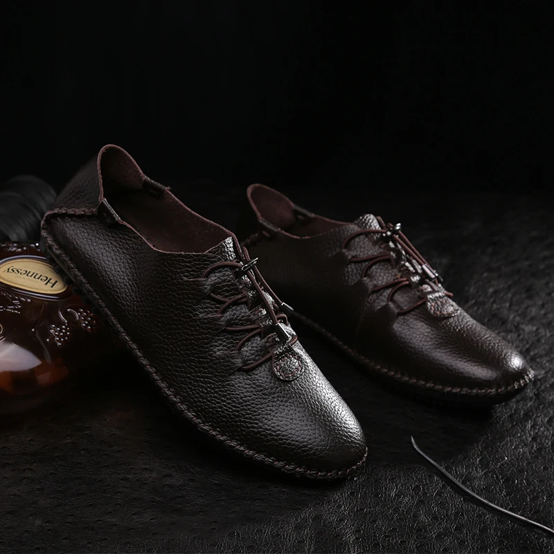 Модная легкая мужская повседневная обувь из натуральной коровьей кожи женские